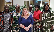 Elaine with womens group in Malta Elaine with womens group in Malta