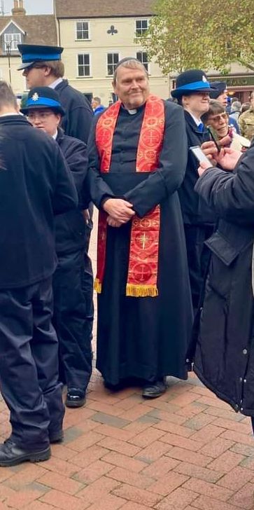 Fr David Goode as Police Chaplain at Ely service of Reemembrance 2024 Fr David Goode as Police Chaplain at Ely service of Reemembrance 2024