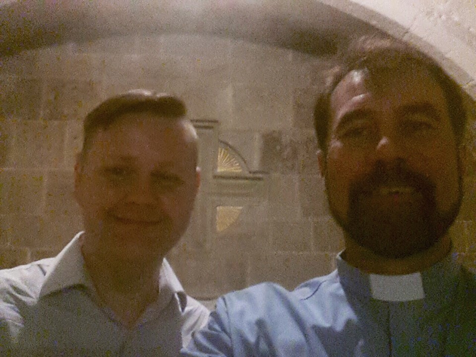 John Hudson Acolyte at All Souls London with Bishop Adrian John Hudson Acolyte at All Souls London with Bishop Adrian