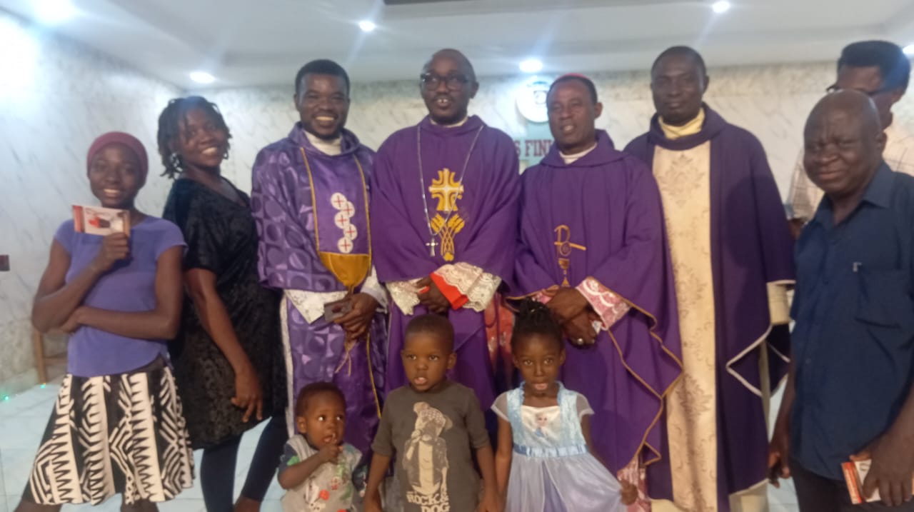 Bishop Peter Francis Ulofu with clergy at Abuja Nigeria Bishop Peter Francis Ulofu with clergy at Abuja Nigeria