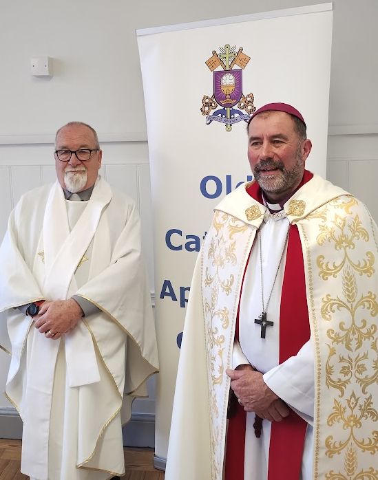 Revd Ken Thomas with Bishop Adrian